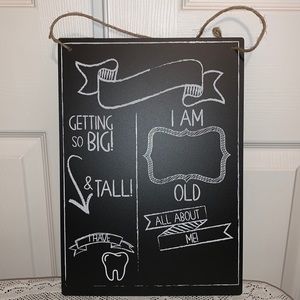 Blackboard, measurement kids. Wall decor.